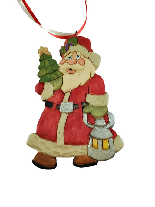 Lantern Santa Ornament Basswood Blank/Cutout Kit NEW!!