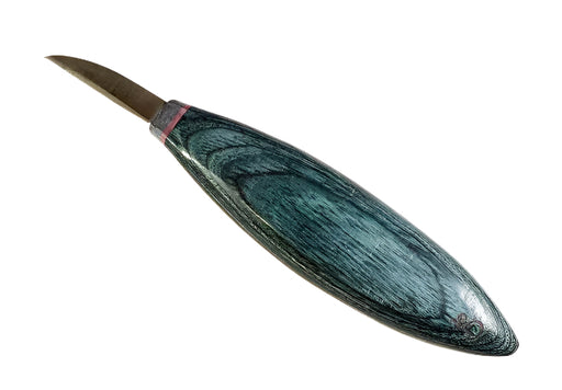 Silvern 1.5" Carvers Knife OVAL-Blue