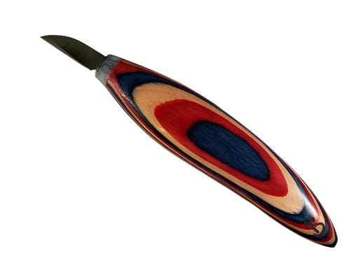 Silvern 1" Detail Knife-CRESCENT -Red, White, Blue