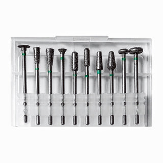 Diamond CARVING & DETAILING BUR SET 10 pcs (Coarse)