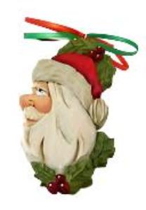 Christmas Cheer Santa Ornament Basswood Blank/Cutout Kit