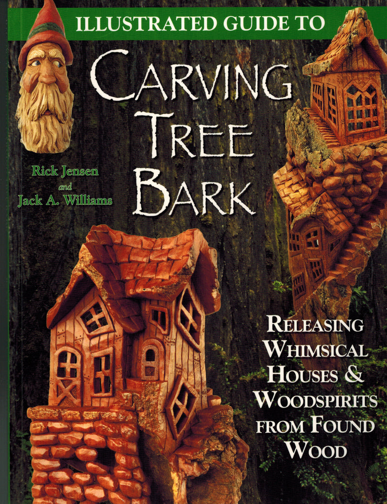 carved gnome tree houses
