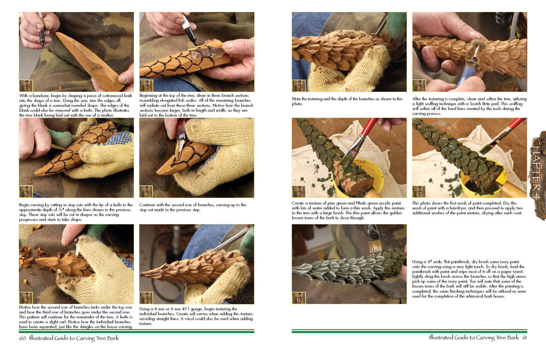 Carving Tree Bark - Jensen & Williams