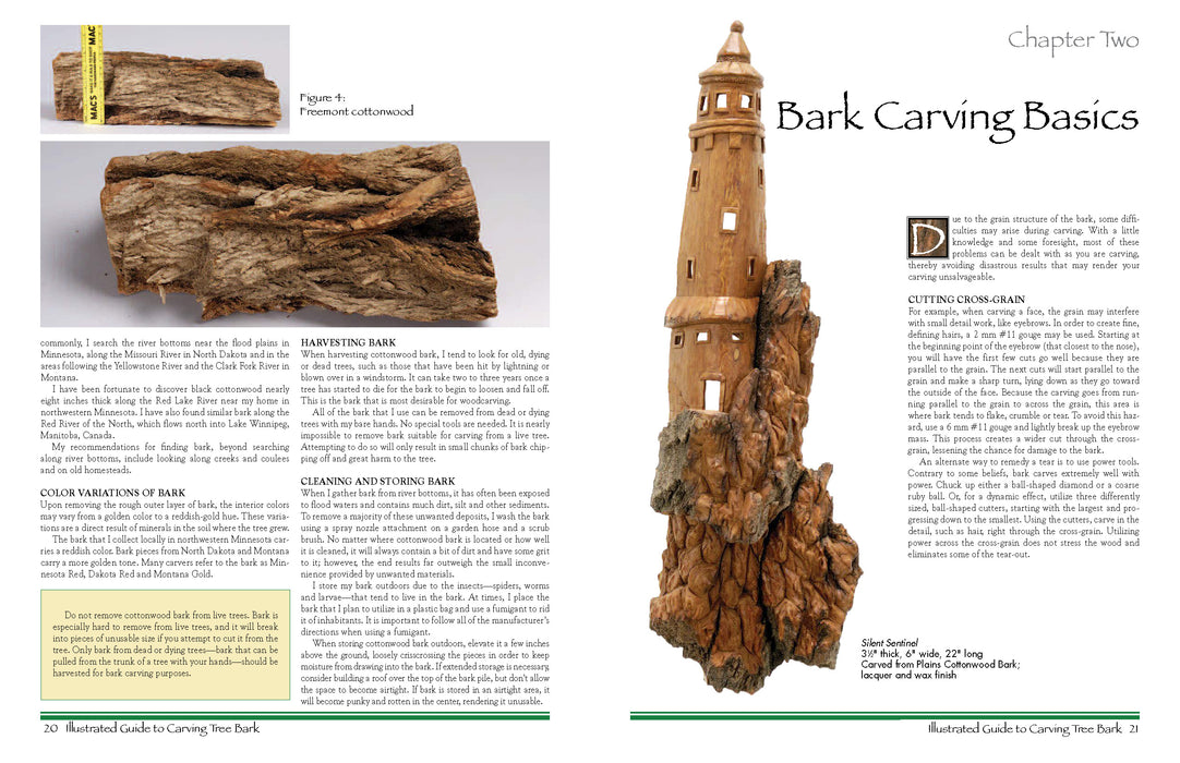 Carving Tree Bark - Jensen & Williams