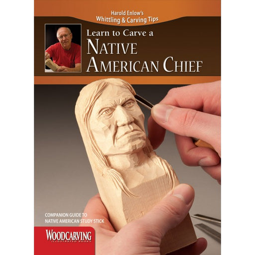 Learn to Carve Faces & Expressions NATIVE AMERICAN CHIEF - Enlow
