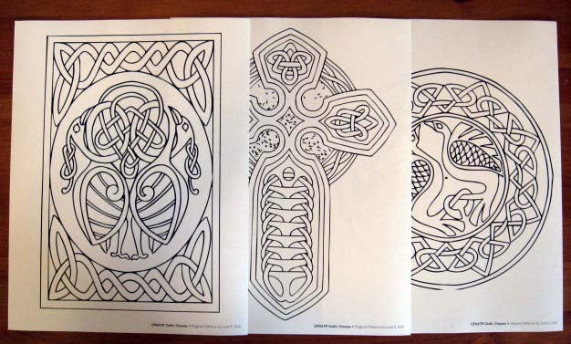 Celtic Crosses & Panels Pattern Pack - Irish
