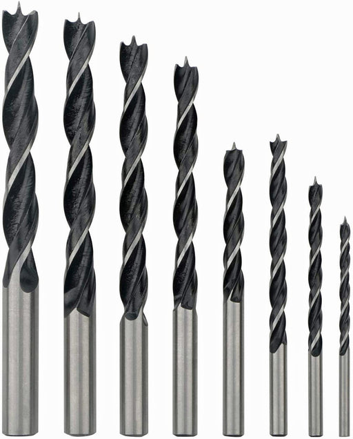 Drill Bits -Metric Sized for Bird Eyes (Set of  8pc)