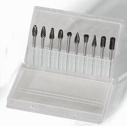 Carbide Bur-Set of 10-SINGLE CUT*