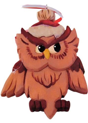 CHRISTMAS OWL Ornament Basswood Blank/Cutout Kit