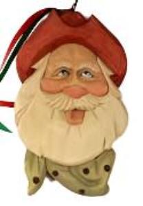 Sagebrush Santa Ornament Basswood Blank/Cutout Kit