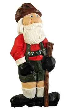 Hiking/German Santa Ornament Basswood Blank/Cutout Kit