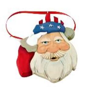 The Pledge Santa Ornament Basswood Blank/Cutout Kit