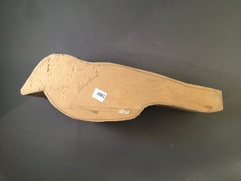 Bluebird Cutout- Basswood