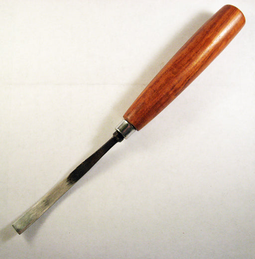 Wood Carving Tool - #1-8mm Chisel LONG BENT