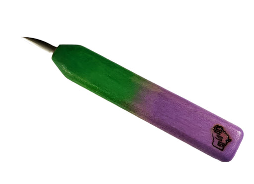 Badger State 1" DETAIL Knife TYE DYE
