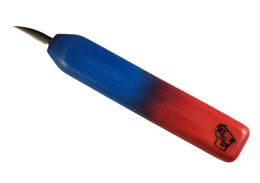 Badger State 1" DETAIL Knife TYE DYE