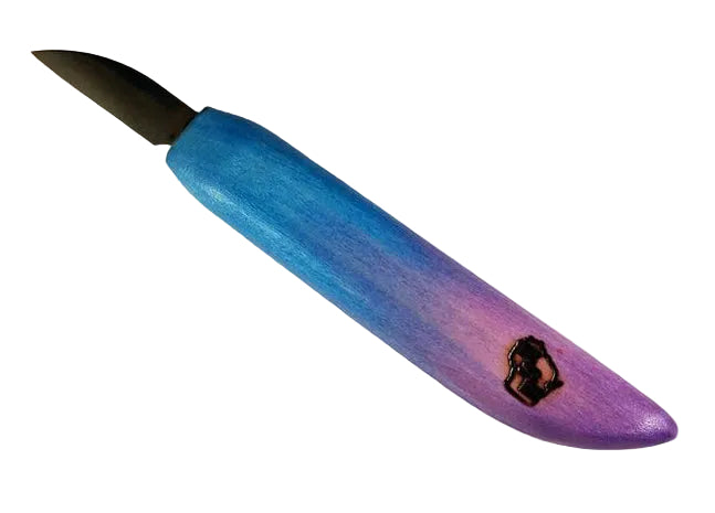 Badger State 1-1/2" Carver's Knife TYE DYE