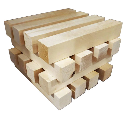 Basswood Whittling Pieces 1"