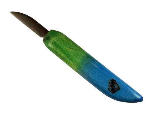 Badger State 2" ROUGHOUT Knife TYE DYE