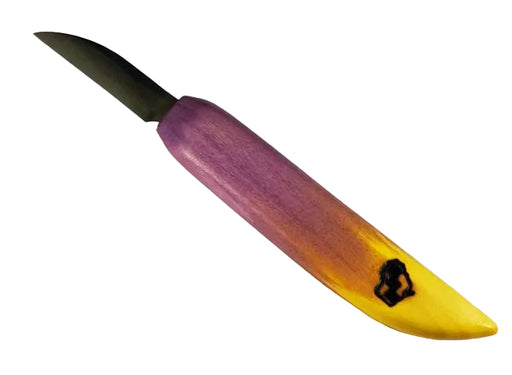 Badger State 2" ROUGHOUT Knife TYE DYE