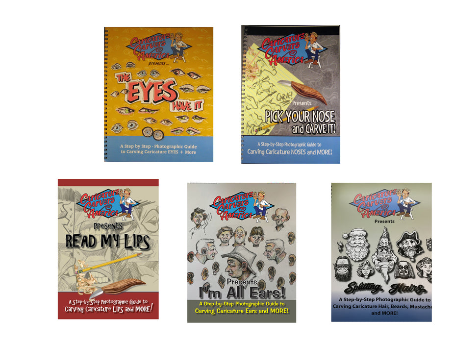 Caricature Carvers Of America - 5 Book Bundle
