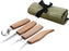 4 pc Knife Set with Tool Roll