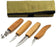 4 pc Knife Set with Tool Roll