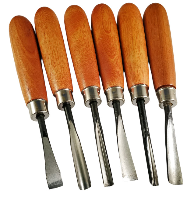 SALE Straight Handle Carving 6pc Set