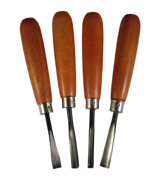 SALE Straight Handle Carving 4pc Set