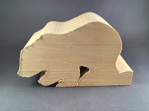 Grizzly Bear Cutout- Basswood