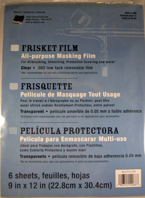 Frisket File-All Purpose Masking Film*