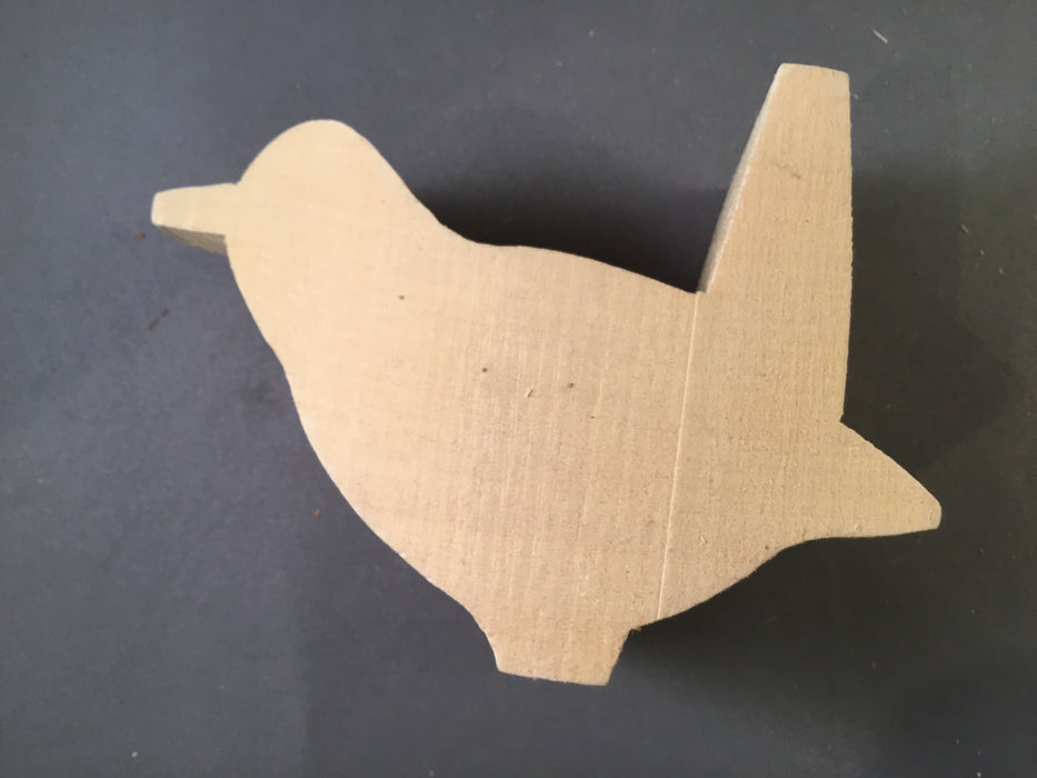 Wren Cutout- Basswood