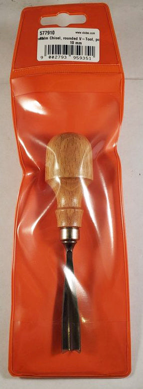 Stubai Palm Tool #79-10mm SOFT V Tool — Mountain Woodcarvers