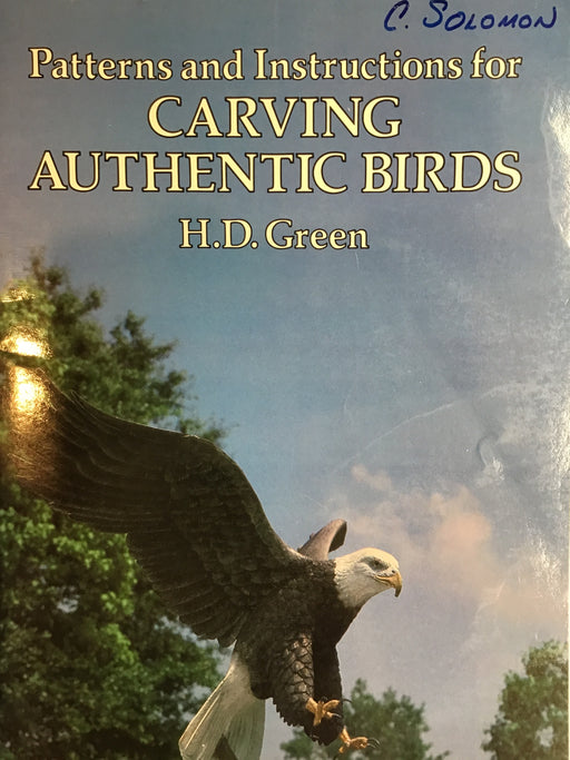 Patterns and Instructions for Carving Authentic Birds- Green