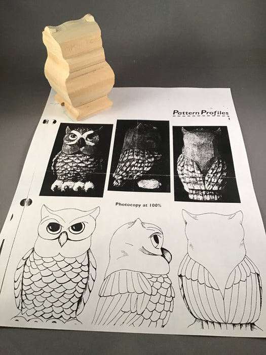 Owl Cutout- Basswood