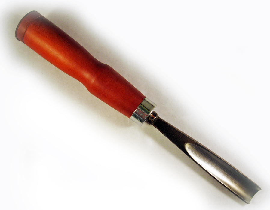 Leather Tipped Handle #7 Gouge 20MM (3/4")