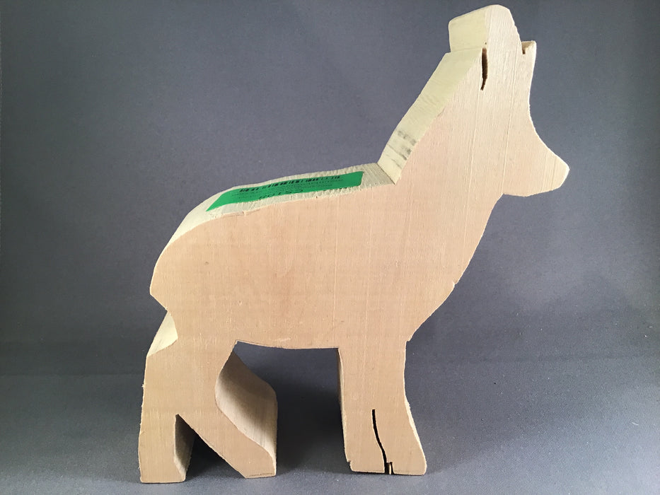 Pronghorn Antelope Cutout- Basswood