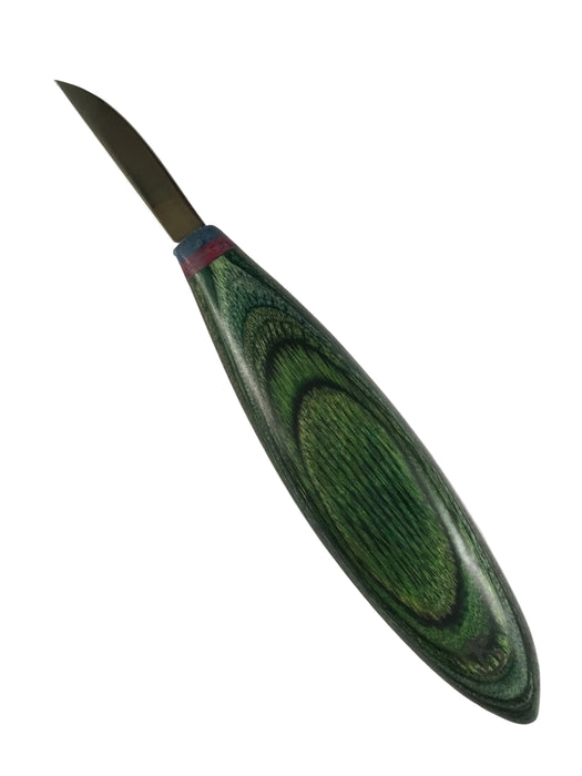 Silvern 1.75" Carvers Knife OVAL-Green