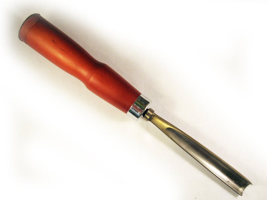 Leather Tipped Handle #9 Deep Gouge 16MM (5/8")