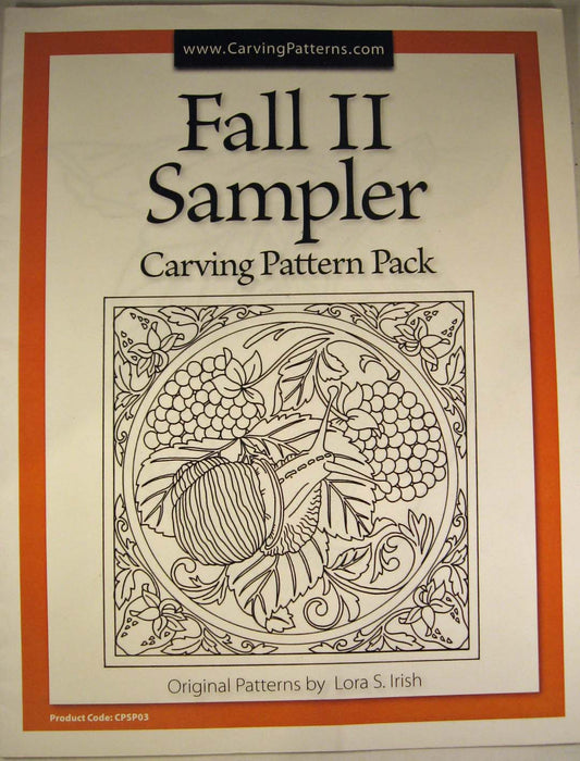 Fall II Sampler Carving Pattern Pack - Irish *