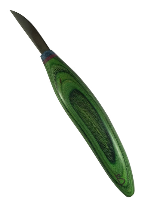 Silvern 1.75" Carvers Knife CRESCENT-Green