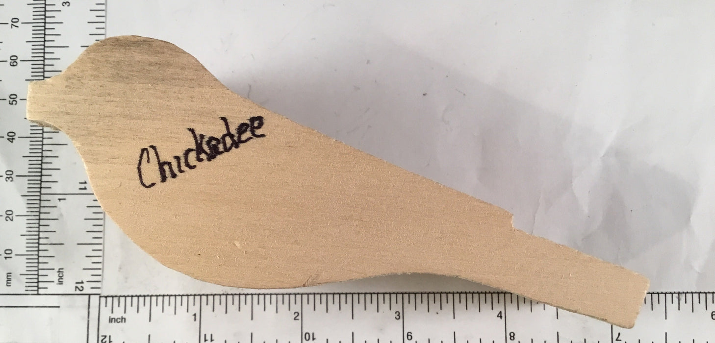 Chickadee Basswood Blank - Full Size
