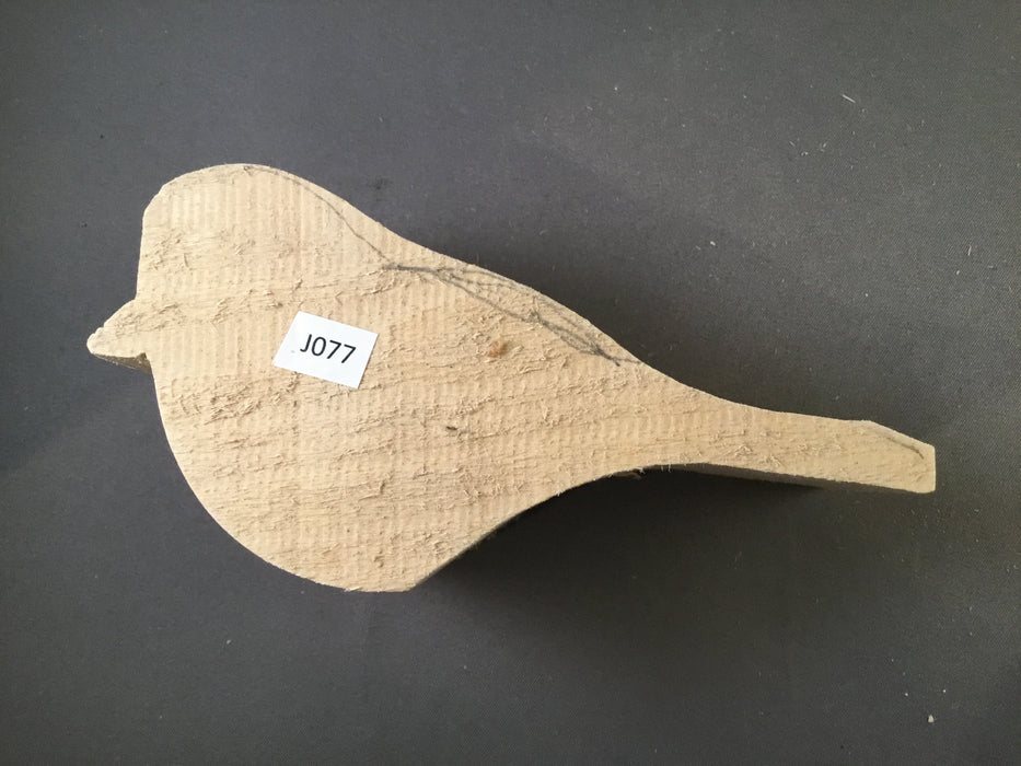 Chickadee Cutout- Basswood