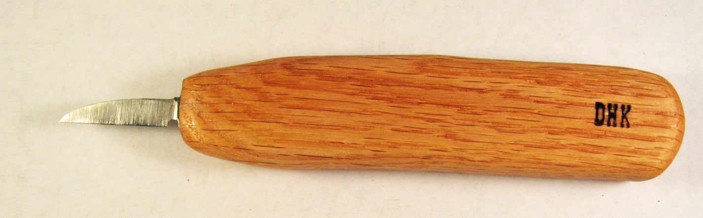 Deep Holler Carving Knife- 1.25"- FLAT GRIND-STD A HANDLE