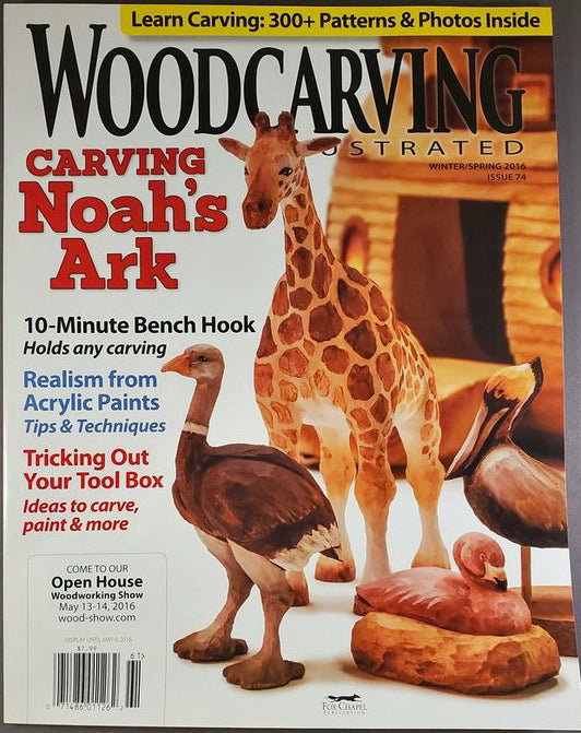 WOODCARVING ILLUSTRATED Magazine Issue #74 Out of Print