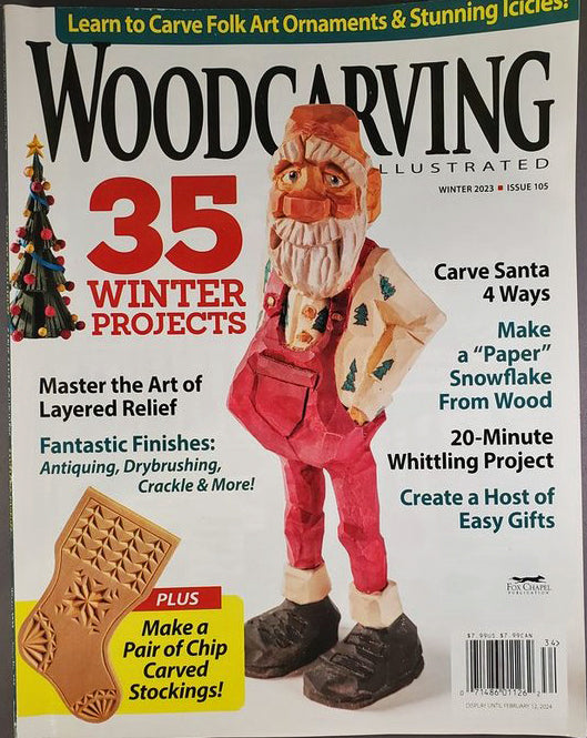 WOODCARVING ILLUSTRATED Magazine Issue #105 Out of Print