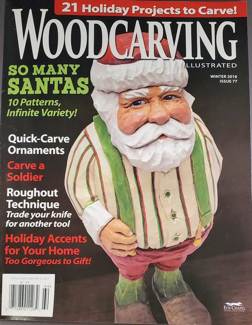 WOODCARVING ILLUSTRATED Magazine Issue #77 Out of Print