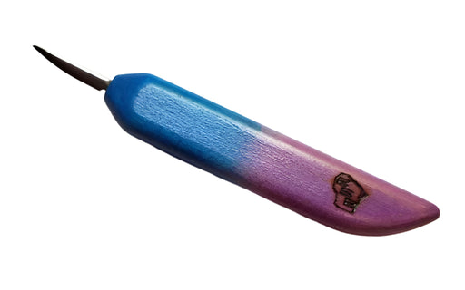 Badger State 1-1/2" DETAIL/UPSWEEP Knife TYE DYE