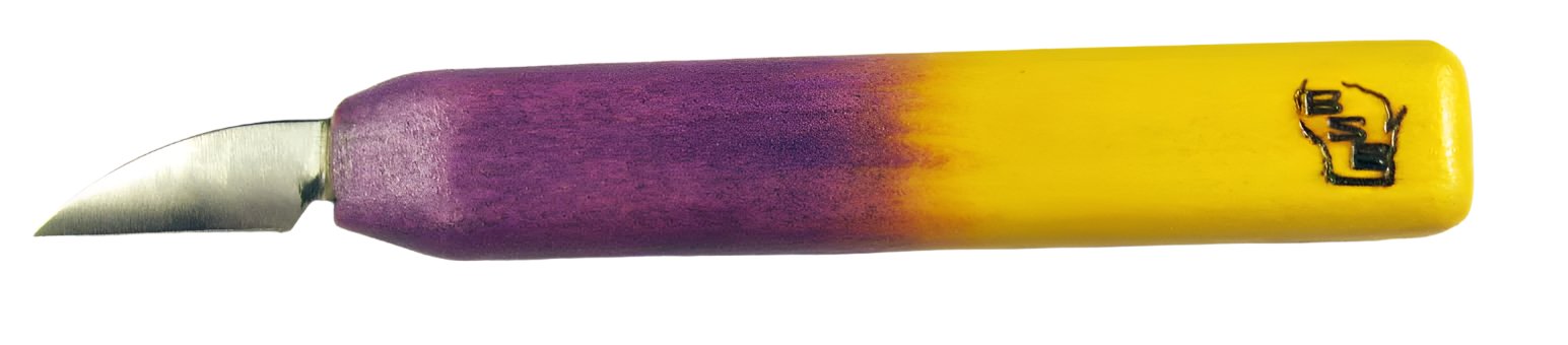 Badger State 1-1/4" DETAIL Knife TYE DYE