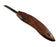Deep Holler Carving Knife- 2"- FLAT GRIND-A HANDLE